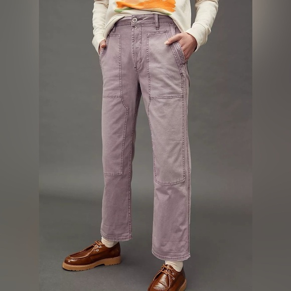 Anthropologie Pilcro The Roamer Relaxed Utility Pants size 28 navy - Picture 5 of 5